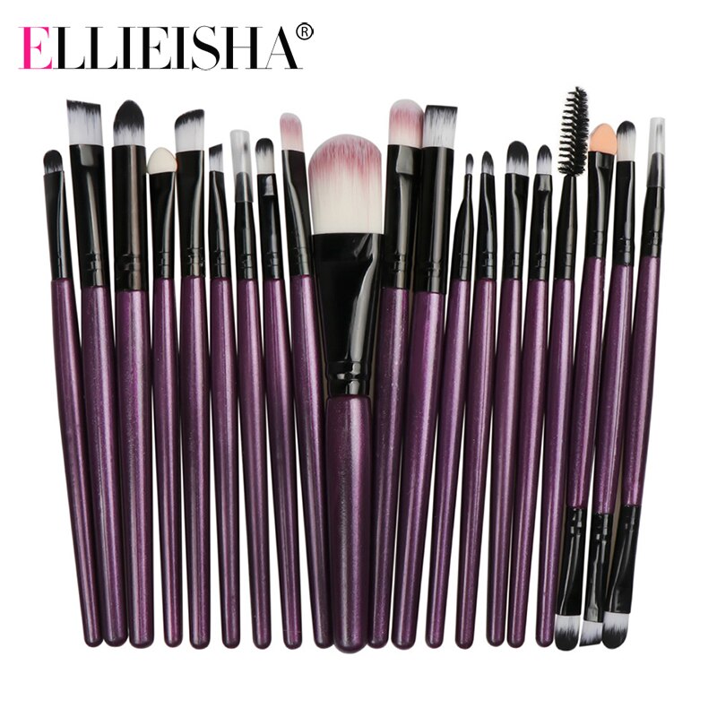 Ensemble de pinceaux de maquillage outils de maquillage pour les yeux à lèvres professionnels: ZH