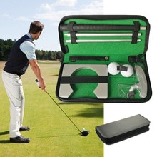 Portable Golf Putter Putting Set Kit For Indoor Outdoor Training Practice With Putter 2pcs Balls Putting Cup Golf Tool