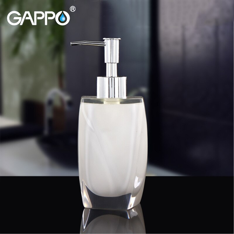 GAPPO liquid soap dispensers soaps pump imported resin Bottle Bath Shower Accessories soap dispensers bottles