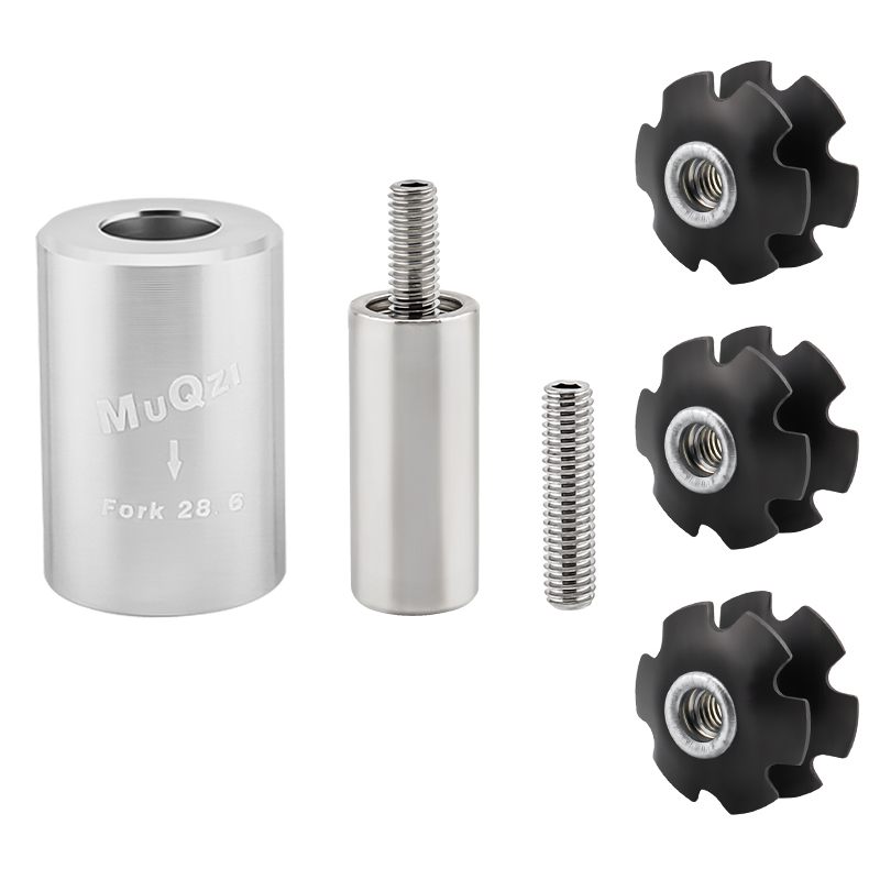 Muqzi Fahrrad gabel Stern murmeln Einstell werkzeug Headset Muttern Reparatur werkzeug Gabel MTB Rennrad 1-1/2 Gabel Montage vorrichtung installieren: Gelb