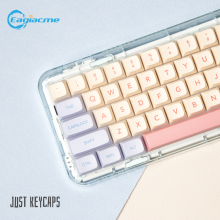 132 Keys XDA Keycaps PBT Dye Sublimation Keycaps Pink Marshmallow Theme For Mechanical Keyboard GMMK Pro TM680 89 XDA Keycap