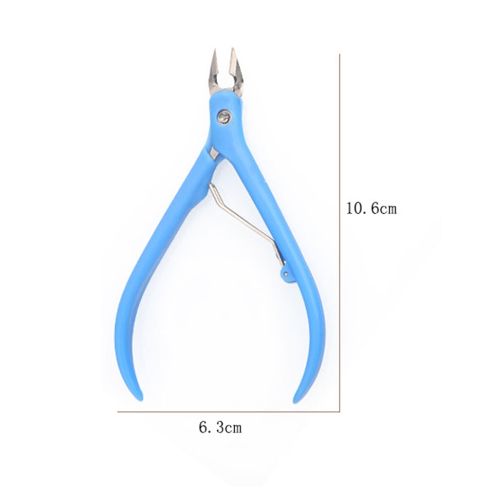 Kvinnor nagelband pusher pincett cutter nipper clipper död hud remover manikyr konst verktyg pedikyr trimmer sax