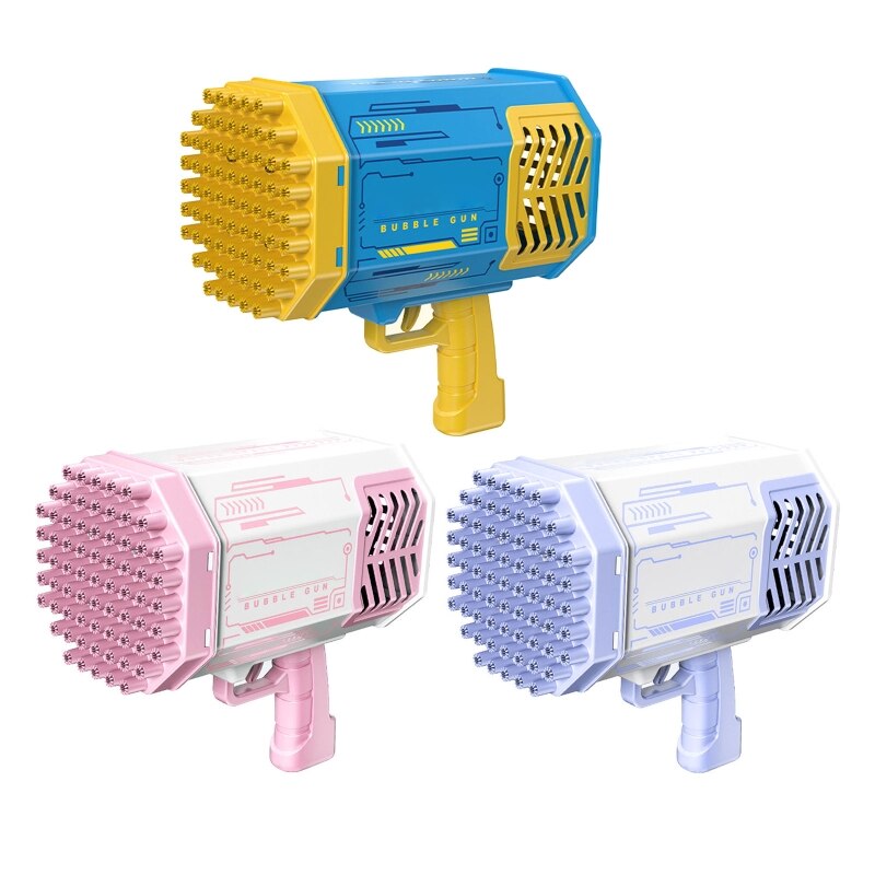 Bubble Toy Bubble Machine con 69 fori per bambini novità Summer Yard Play Gift