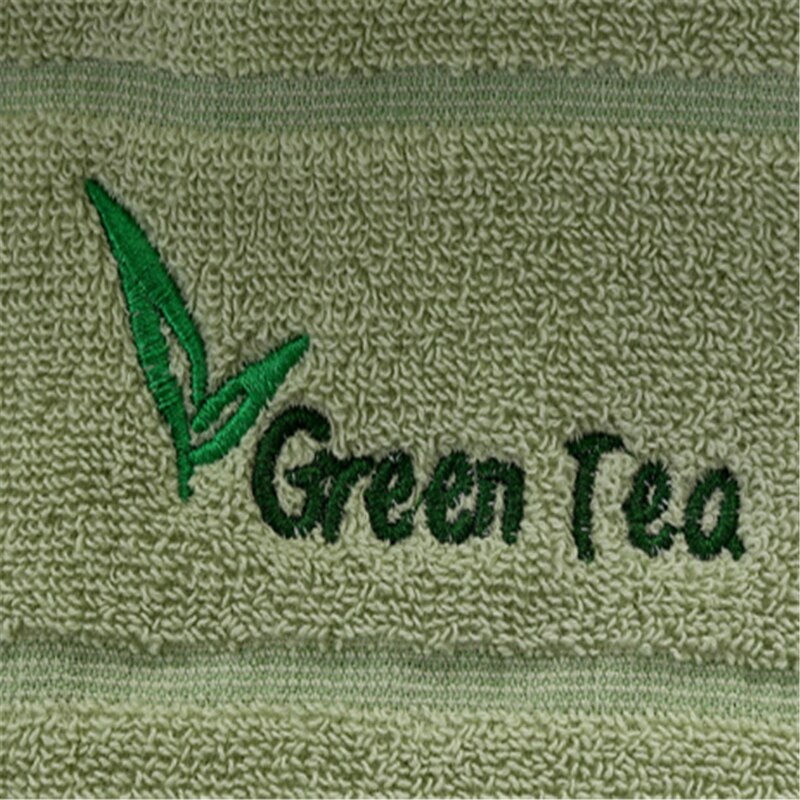 2pcs 34*73cm Bath Towels Super Soft Striped Embroidery Cotton for Adults Shower Home Face Hand Clean Bathroom Travel Towel