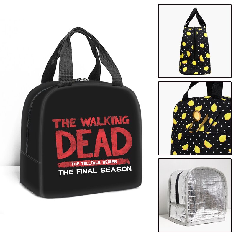 The Walking Dead przenośna torba chłodząca do drugiego śniadania dzieci Student izolacja termiczna torba na żywność podróż pojemnik na Lunch na piknik dla mężczyzn: 013