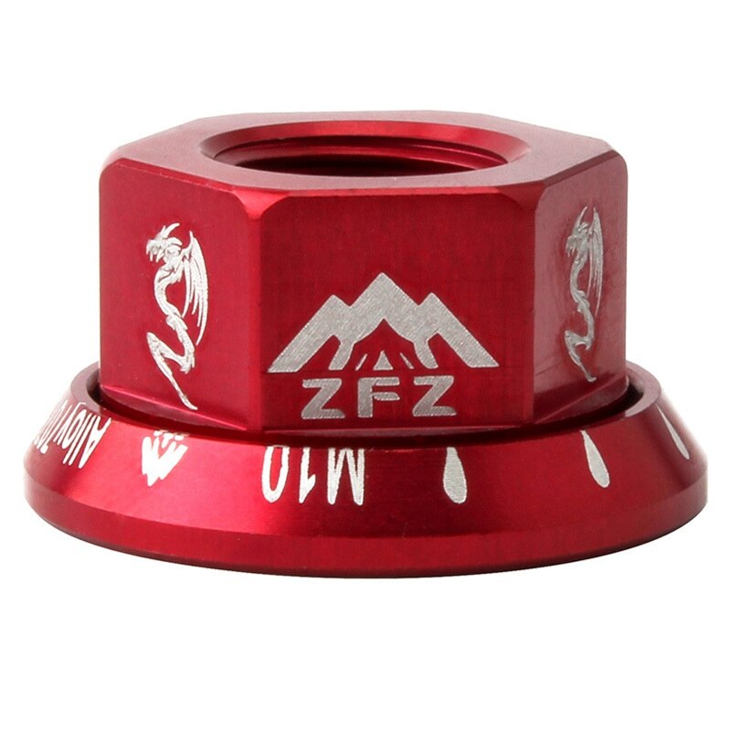 Fiets Bloem Drum Moer M8 Flens Voorwiel Achterwiel Schroef Cap 7075 Aluminium: Rood