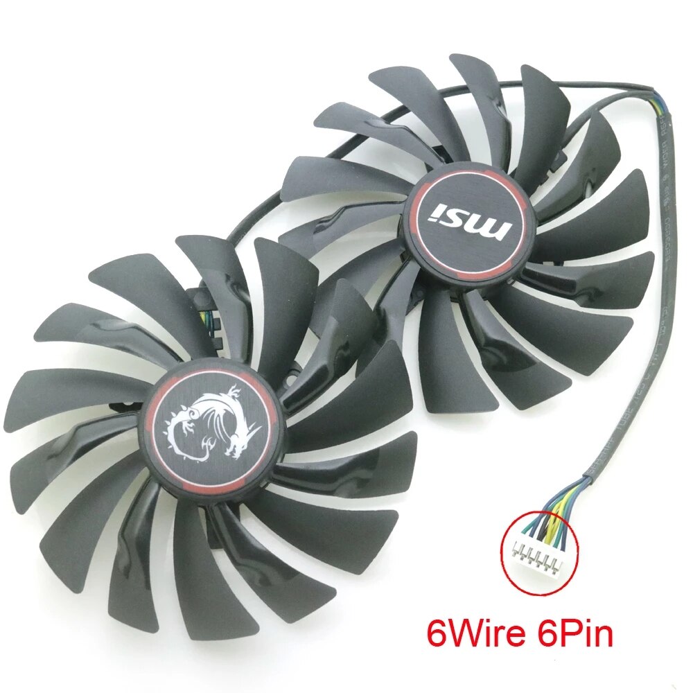 PLD10010S12HH 95mm 12V 0.40A VGA Fan For MSI GTX 950 960 970 980 980Ti GAMING 2G 4G Graphics Card Cooler Cooling Fan