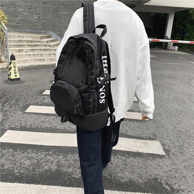 Harajuku Frauen Nylon Rucksack männer reisen Rucksack Kühlen Bookbag Schüler schule taschen für Teenager mädchen jungen