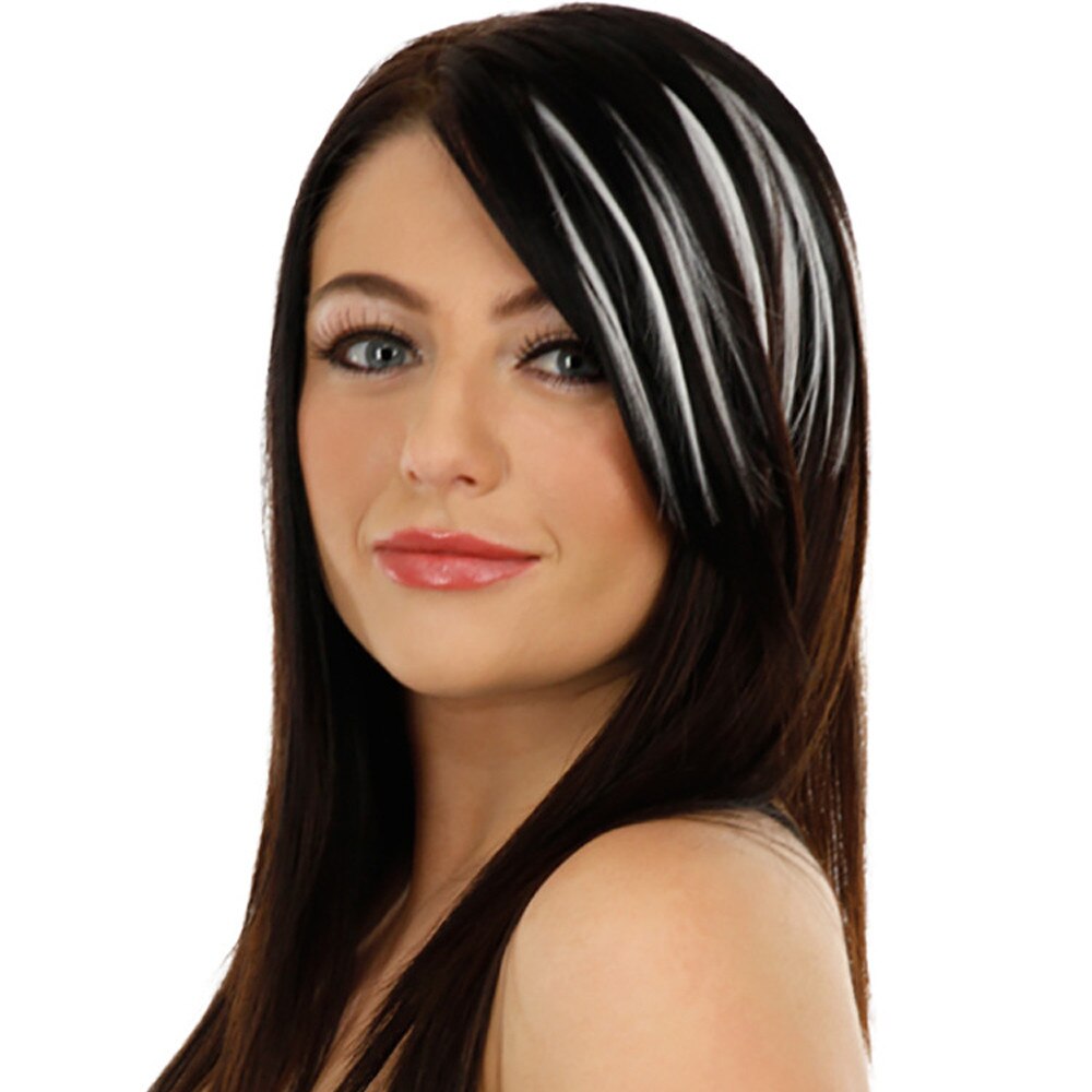 Bonito meninas clip on clip na frente do cabelo bang franja extensão do cabelo peça fina estilo de cabelo feminino acessórios # y30