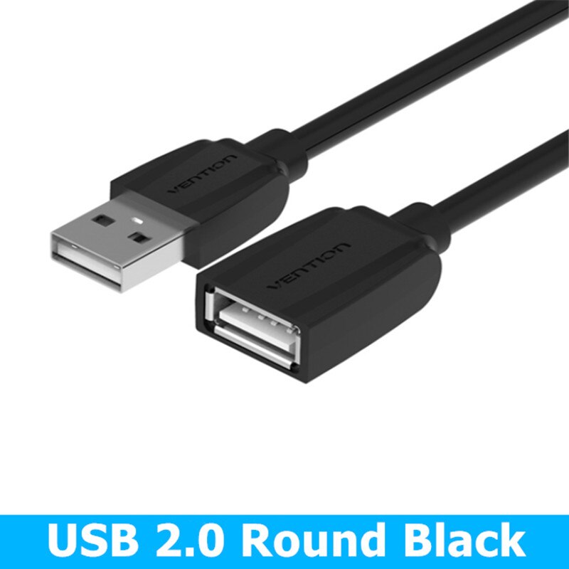 Vention usb 3.0 kabel super speed usb forlængerkabel han til hun 0.5m 1m 1.5m 2m 3m usb 2.0 datasync overførsel forlængerkabel: Usb 2.0 a44 / 2m