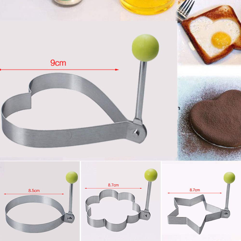 Accessori da cucina anello per stampo per pancake in acciaio inossidabile cottura di uova fritte plasmatore cuoco di alta qualità e sicuro