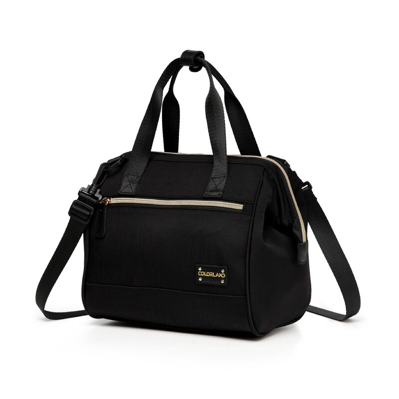 Bolsas de almacenamiento térmico para comida de bebé, bolsa de almuerzo, aislante térmico, multifuncional, instantánea, para lactancia, paquete de hielo: black