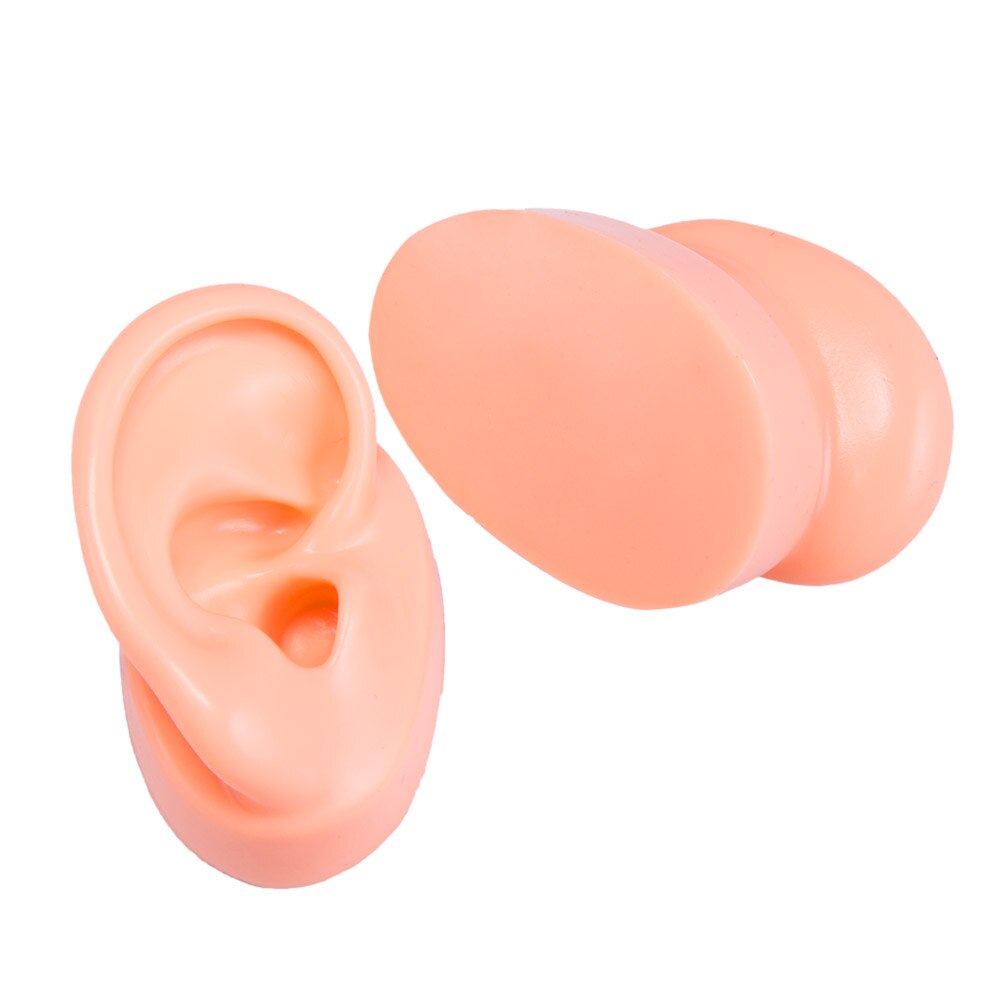 Silicone Ear Model Human Artificial Ear Display for Hearing Aids IEM Earphones Display and Lecturing