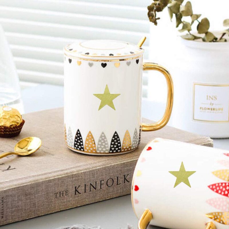 500 Labels Stickers Star Shape of Gold Stickers Seal Labels Scrapbooking for Package and Wedding Decoration Paper Golden #67