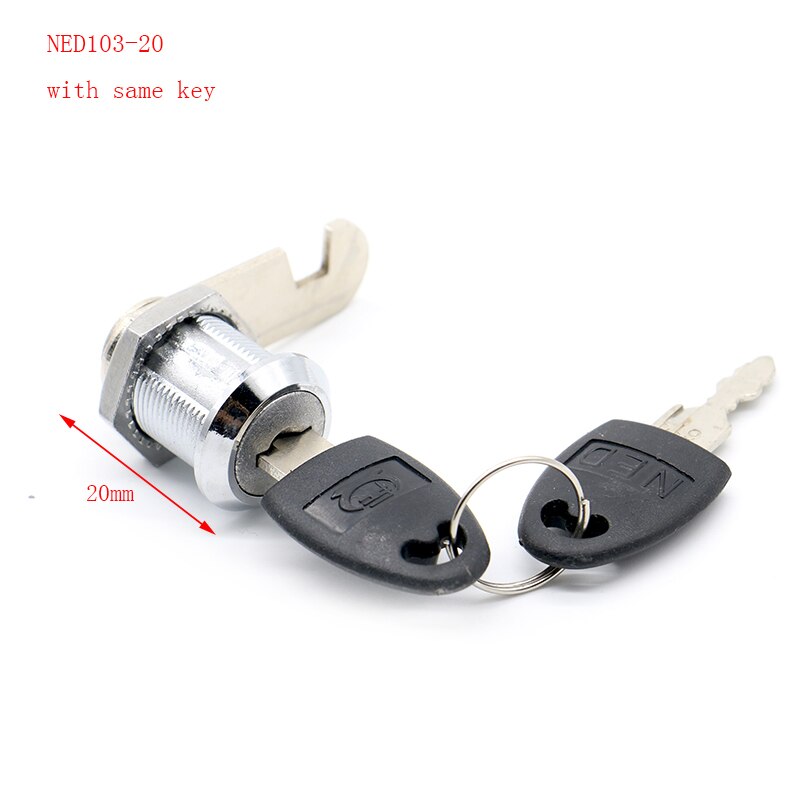 NAIERDI serrature a cilindro a camma armadietto per porte cassetta postale lucchetto cassetto armadio scatola serratura con 2 chiavi per ferramenta per mobili serie 103: Cielo Blu