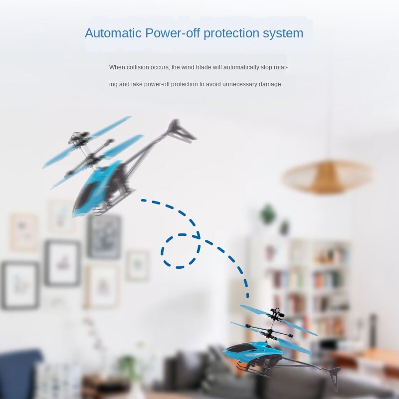 Remote Control Helicopter Levitating Induction Aircraft, Gesture Induction Toy