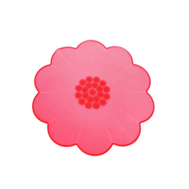 Reusable Silicone Food Wrap Seal Vacuum Lid Stretch Multifunctional Food Fresh Keeping Bowl Wrap Kitchen Tool: Red