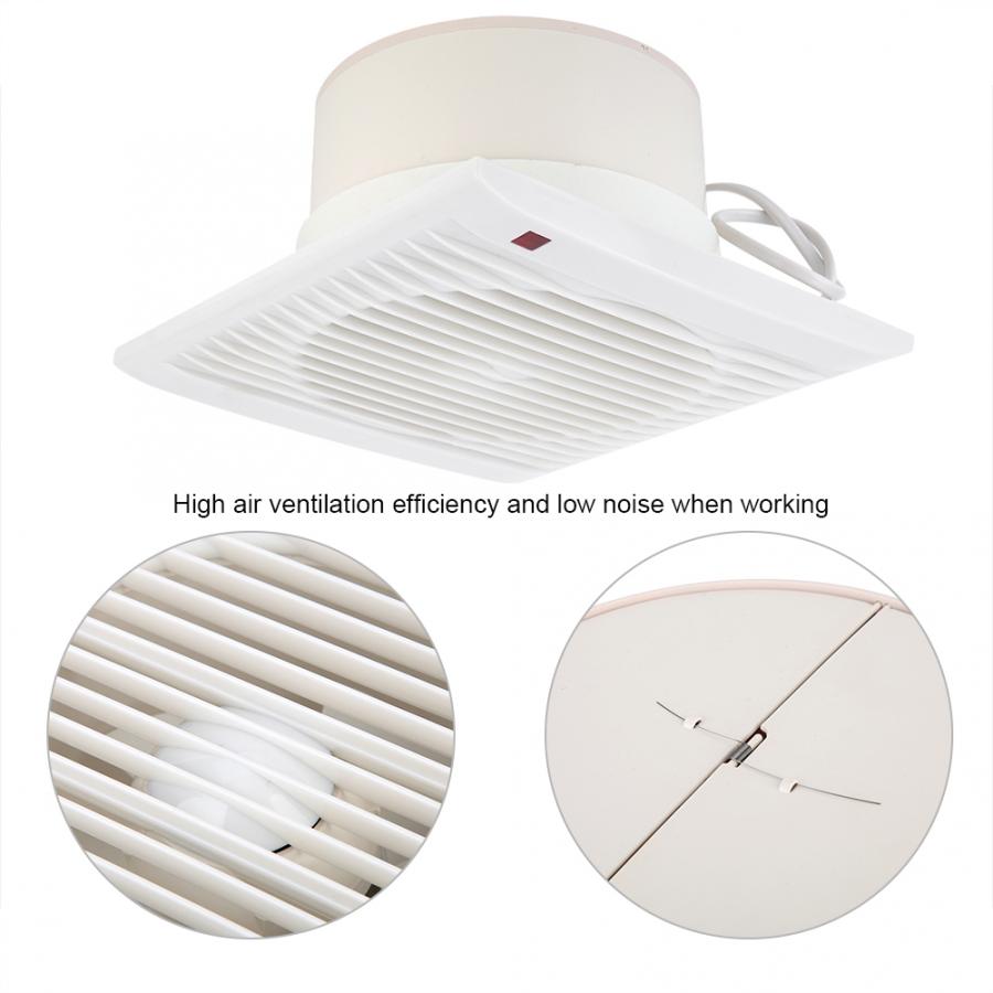 220V 20W Wall Mount Air Vent Ventilation Exhaust Fan for Home Bathroom Kitchen Window Exhaust fan