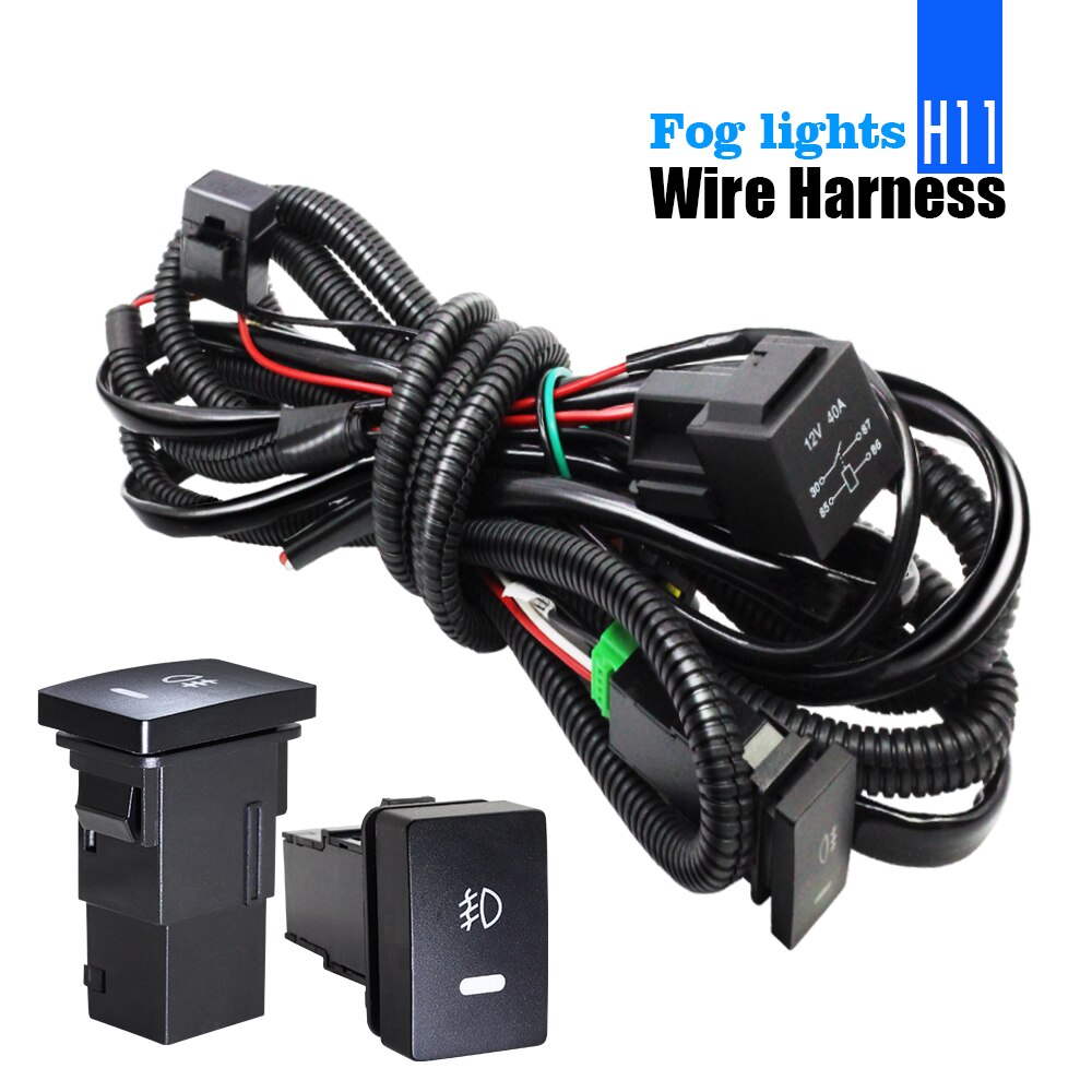 2 X Car Front Bumper LED Fog Light Assembly For Jaguar X-Type Xtype S-Type Stype XK XJ X358 30W Fog Daytime Running Lamp DRL 12V: Harness Wire