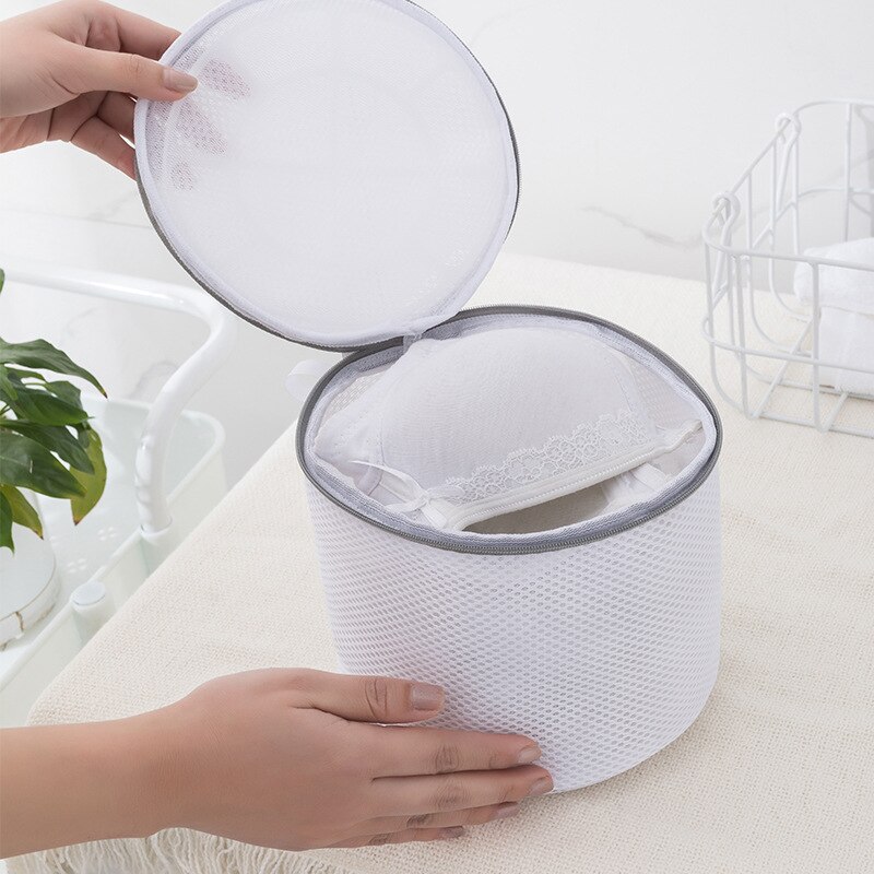 Zipper Mesh Laundry Bag Polyester Laundry Wash Bags Coarse Net Laundry Basket Laundry Bags for Washing Machines Mesh Bra Bag