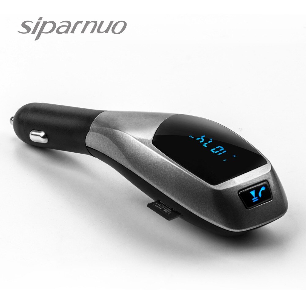 Siarnuo-Kit Bluetooth X5 pour voiture, lecteur MP3 FM Bluetooth, transmetteur de téléphone avec casque audio, transmetteur FM