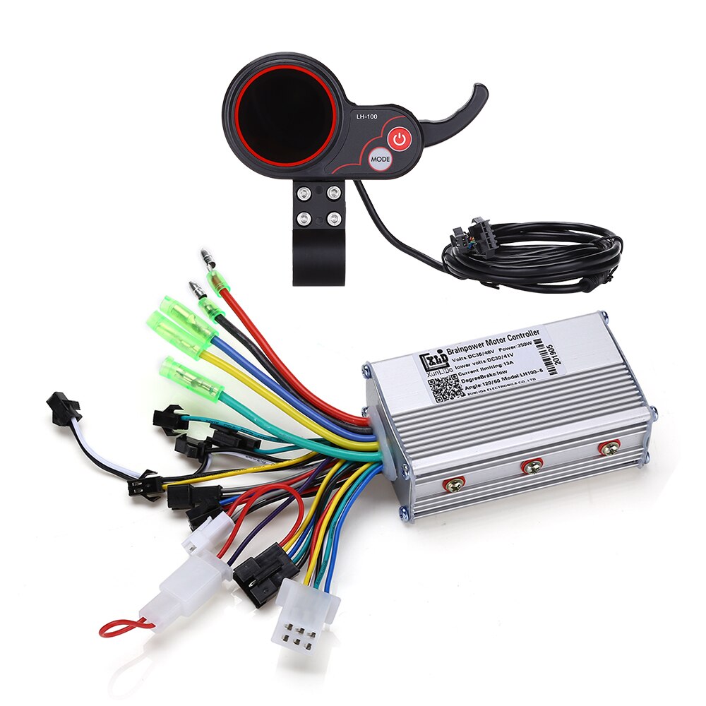 Electric Bicycle Brushless Controller Dual Model 36V48V 350W Electric Bike Ebike Controller Ebike Accessory