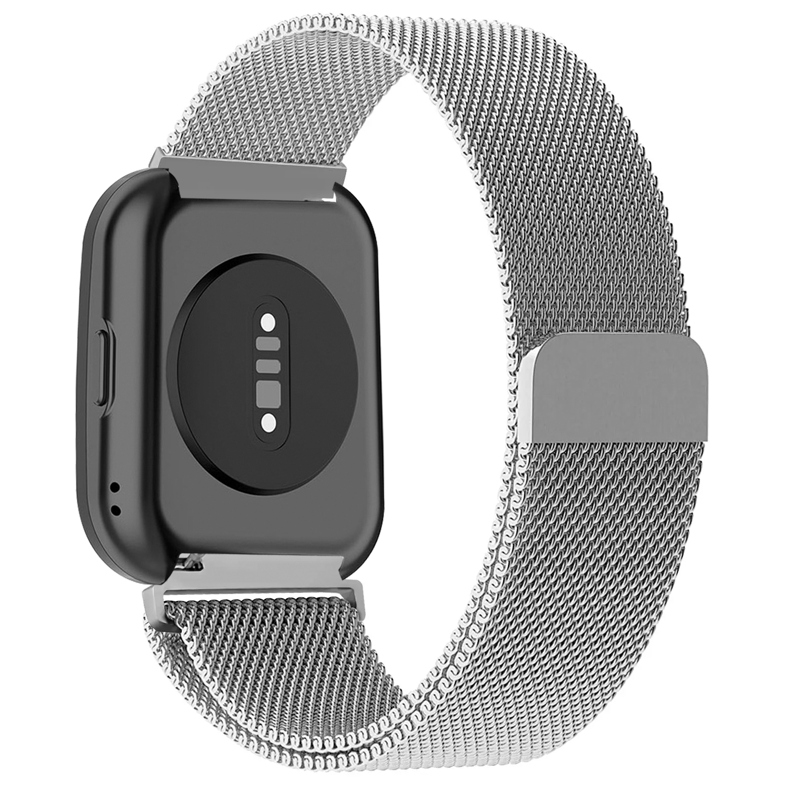 22mm Milanese Bip Loop 5 Strap for Amazfit Bip 5 Band Replacement Smaertwatch Wristband Bracelet Belt WatchBand Amazfit Bip5: White Black / 13mm