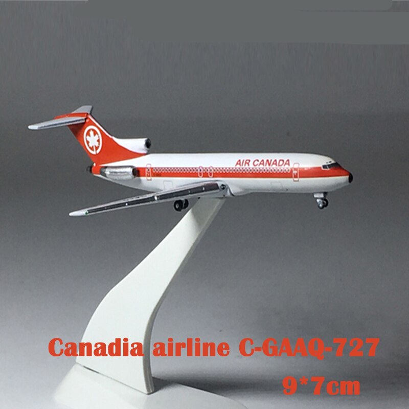 Air Canada 1:500 C-gaaq 727 Modello di Imballaggio Della Bolla Modello di Aereo Argento Diecast Collezione Boy Regalo