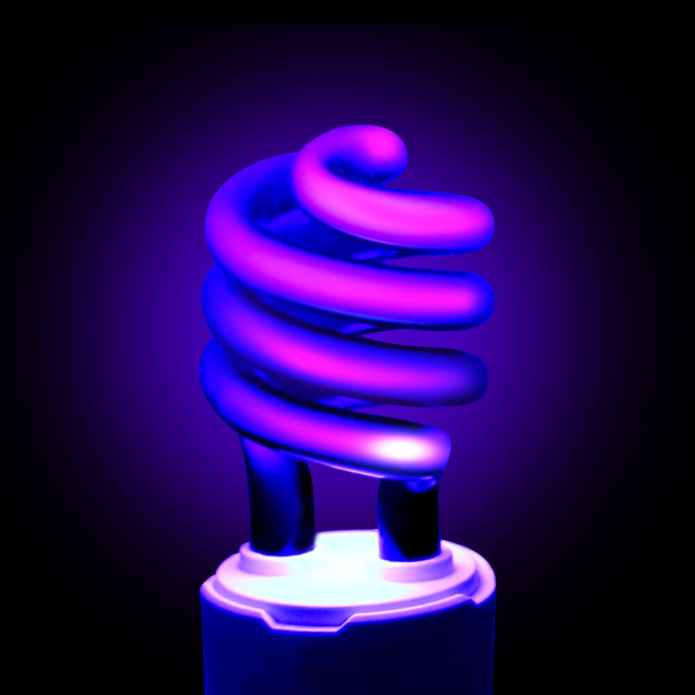 E27 ac220v uv-lampa ultraviolett fluorescerande glödlampa lampa energisparande ljus