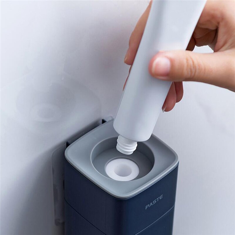 Automatic Toothpaste Squeezer Hand Free Tooth Paste Squeezing Dispenser Easy Press Toothpaste Holder Bathroom Tools