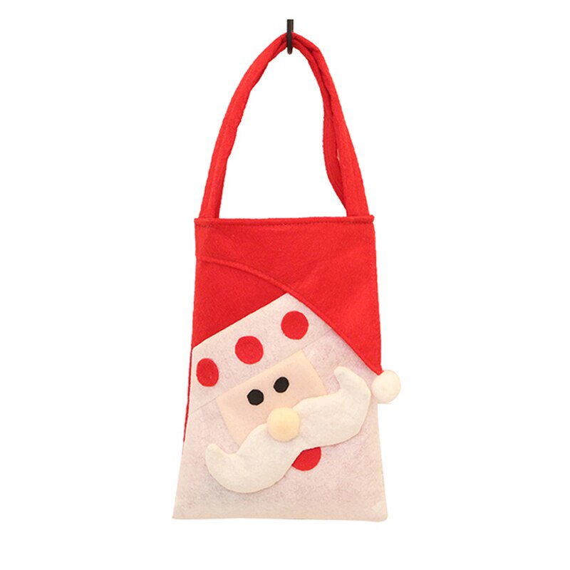 Bolsa de para caramelos de Navidad, bolsa de , bolso, bolso, bolsa no tejida, decoraciones de Año 1 Uds.: Santa