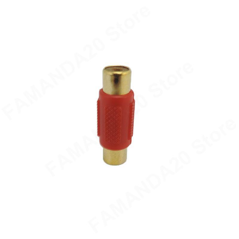 2 pcs rca male female  to 2 rca 3 rca male female rca connector splitter adapter av video audio t plug rca 2 3 way right angel  m20