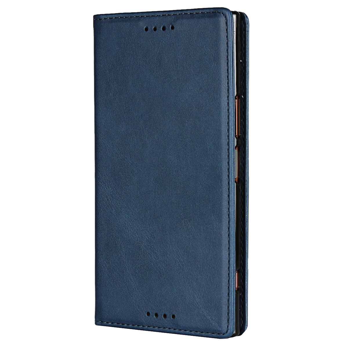 Skórzane etui do Sony Xperia XZ3 XZ2 Compact etui z klapką etui na karty magnetyczne etui na portfel: XZ2 Compact / Niebieski