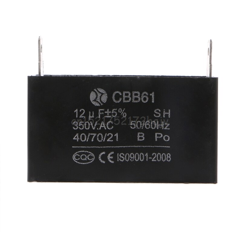 Sort 12uf generator kondensator generator cbb 61 12uf 50/60hz 350 vac ventilator motor  o18