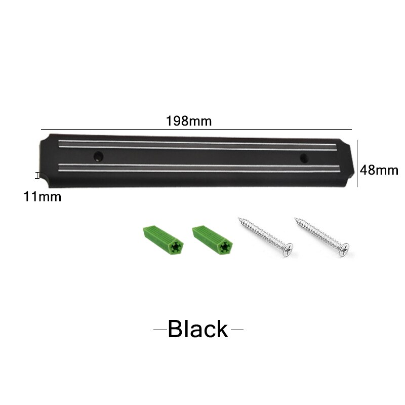 20cm Magnetic Knife Holder Tool Rest Shelf Wall Mount Magnet Knife Holder Pub Bar Counter Kitchen Blocks &amp; Roll Bags