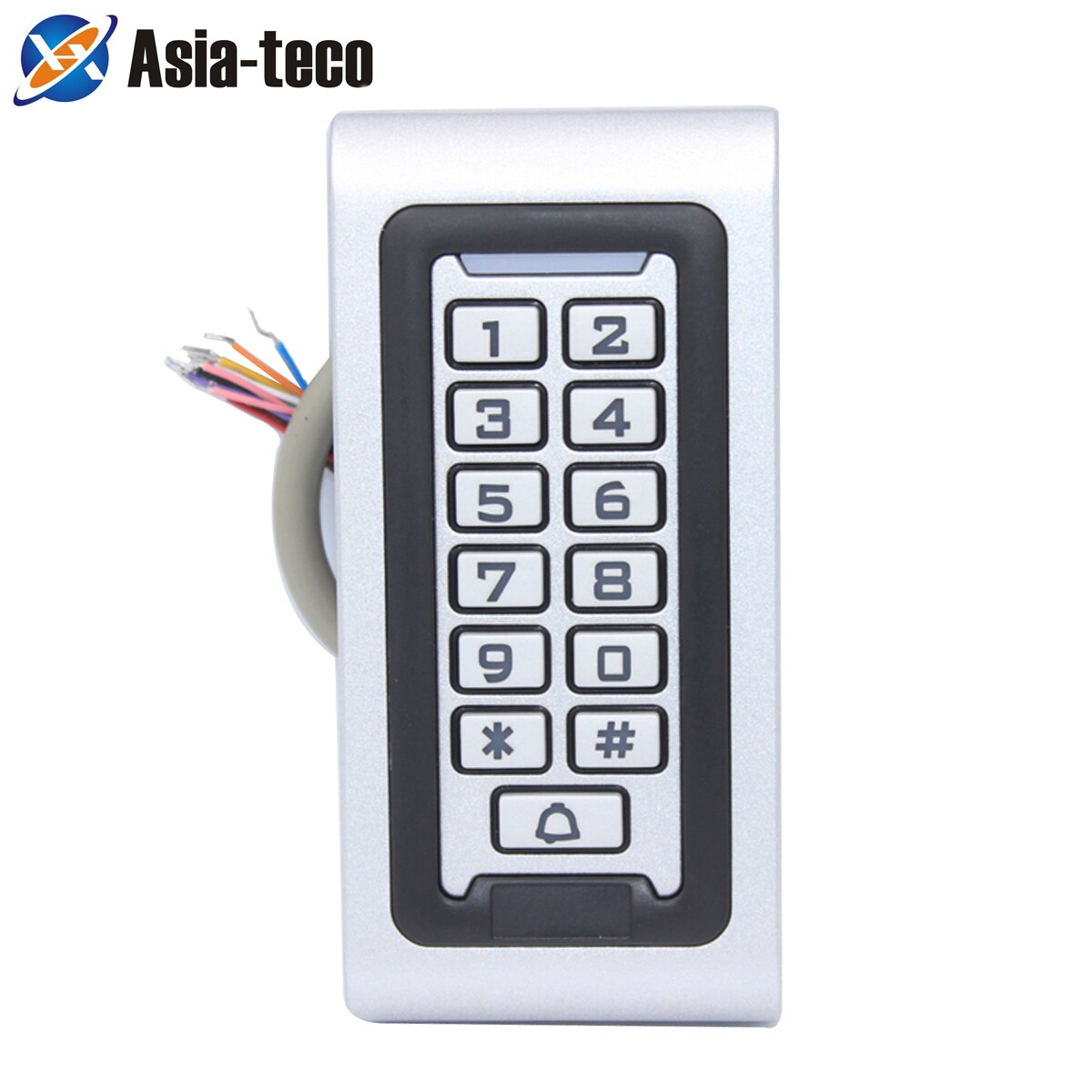 Waterproof Backlight RFID Door Access Control Reader Keypad 1000 Users door bell 125KHz EM Card door opener: 125Khz version