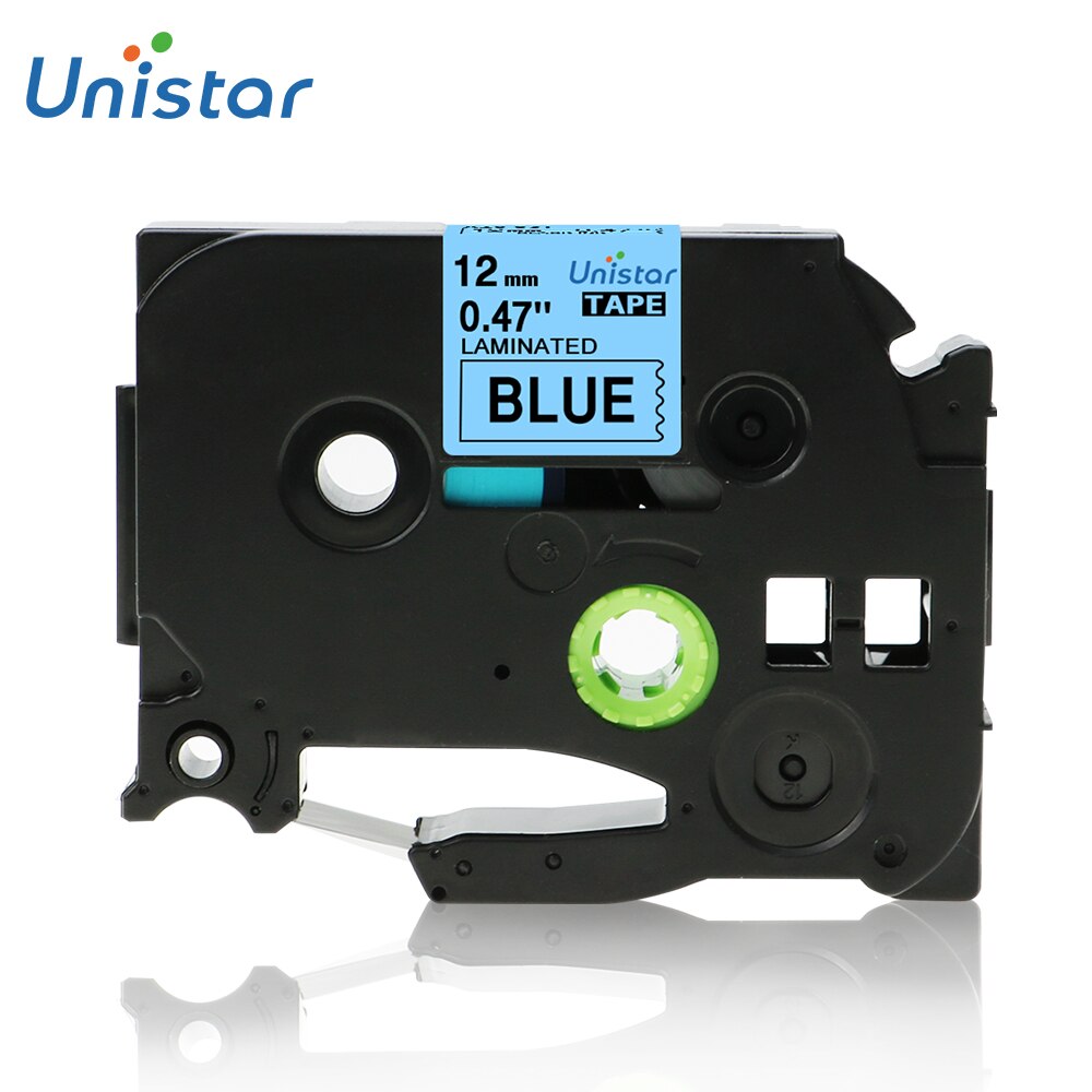 TZe-231 tze label tape Compatible for Brother p-touch printers TZe-231 Tze-231 12mm for Brother P Touch Tze PT Labeler tze231: Black on Blue