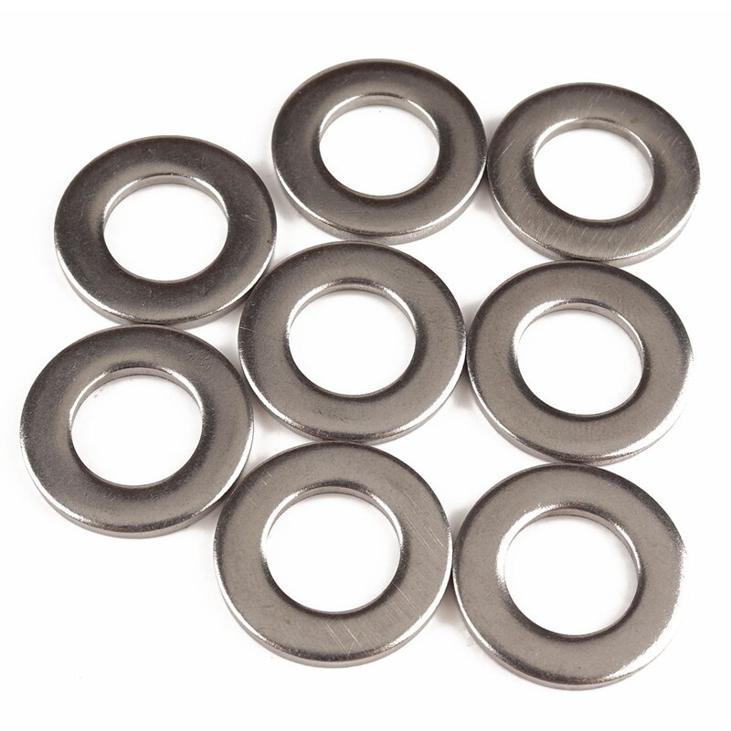 720PCS Stainless Steel Flat Washers Hardware Set 7 Sizes M3 M4 M5 M6 M8 M10 M12