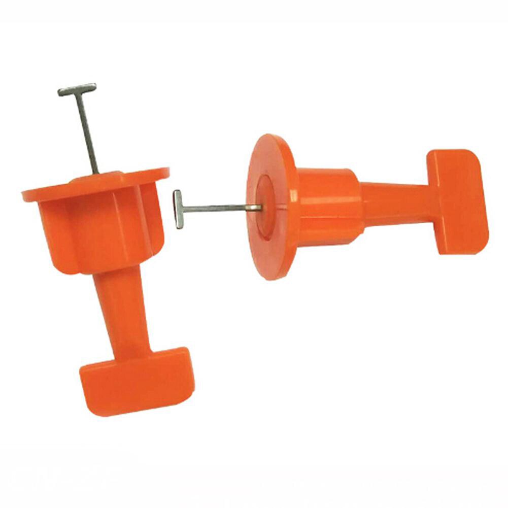 Abkm gulv væg fliser nivellering system nivellering plast clip justerbar lokalisering afstandsstykker tang niveau kiler håndværktøj 50pc