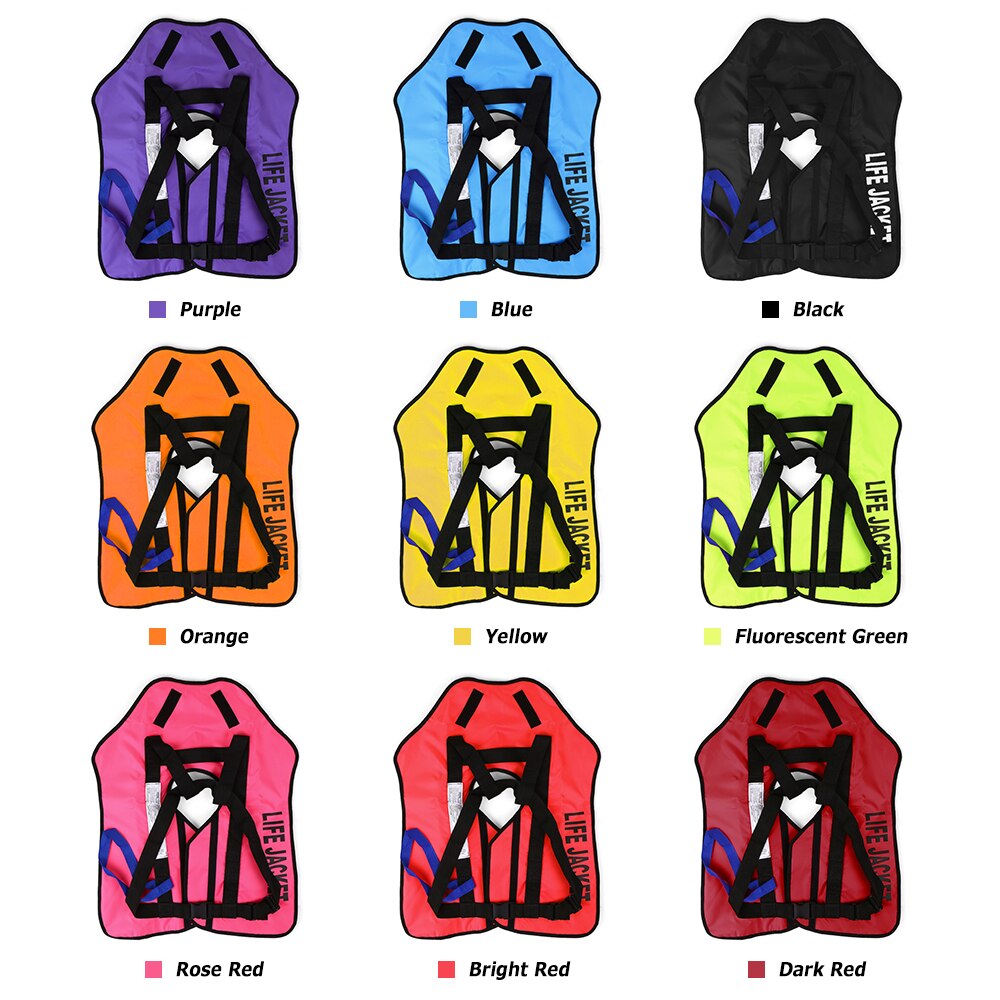 Manual Inflatable Life Jacket Adult Life Vest Water Sports Swiming Fishing Survival Jacket TPU nylon
