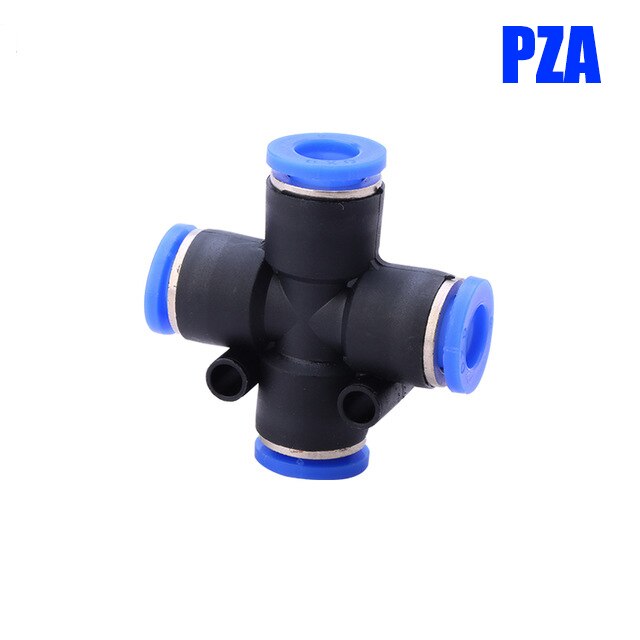 Złączka pneumatyczna złącze rury rury szybkozłącza powietrza wąż wciskany wąż 4mm 6mm 8mm 10mm 12mm PU PY PK PM PZA HVFF: PZA / 4mm