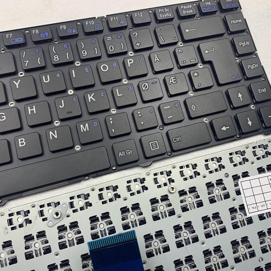 Noorwegen Keyboard Voor Clevo W940 MP-12R76NW-4302 6-80-W9400-060-1 MP-12R76NW-4302 Nw Layout