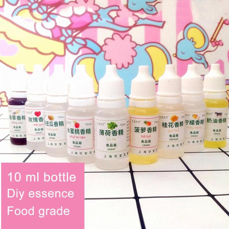 10ML Geschmack für Schleim Modellierung Ton DIY Pädagogisches Spielzeug für Kinder Kinder Kreative Machen Ihre Schleim Geruch Süße Scheiben aromen