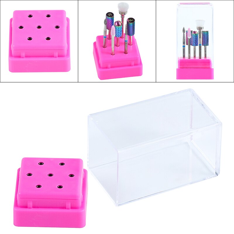 KADS 8er-Set Keramik-Nagelbohrer Mit Halter – Verschiedene Formen Für Maniküre & Pediküre, Langlebig & Hitzebeständig