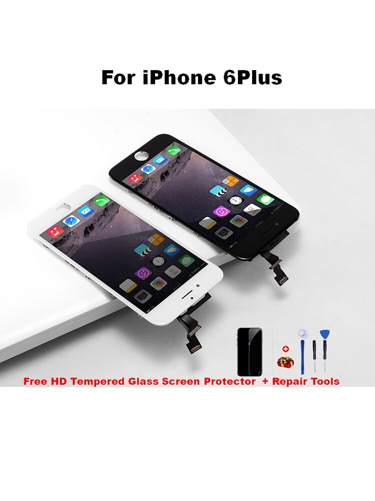 Qualità AAA + + + Display LCD Per iphone 6 s lcd Touch Screen digitizer Per iPhone6 dello schermo di 5S 6SPlus 7 7Plus No Dead Pixel + regali