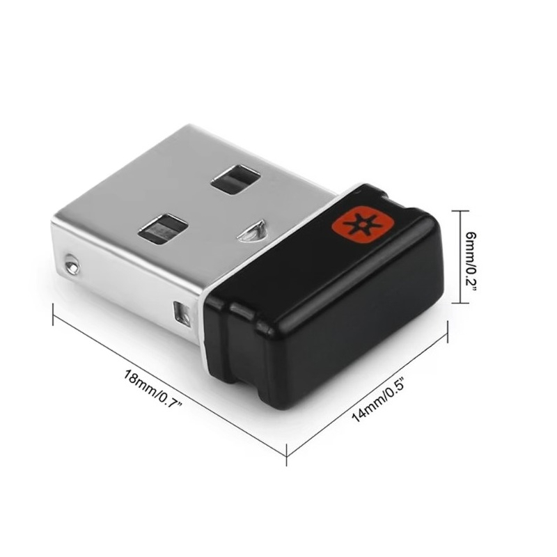 Unifying 6 Channel Wireless Dongle Receiver USB Adapter For Logitech Mouse MX M905 M510 Keyboard K400 k350 Wireless Receivers