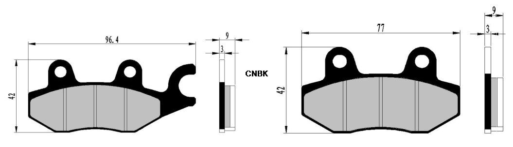 Klocki hamulcowe zestaw dopasowanie YAMAHA ulica XTZ750 XTZ 750 Super Tenere 3WM F343 1989 1990 1991 1992 1993 1994 1995 przód tył