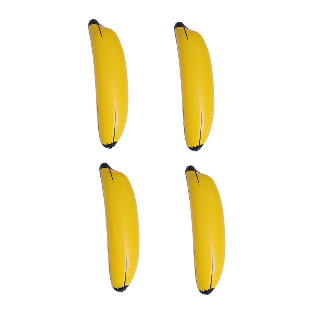4 stk oppustelig banansimulering frugt model bar natklub indretning prop