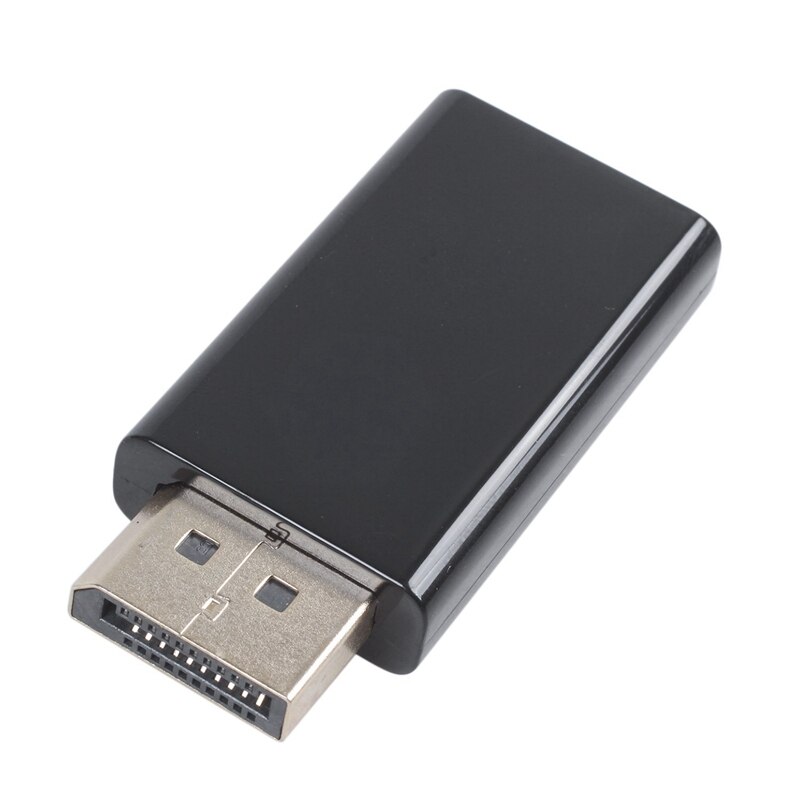 Porto de exibição dp macho ao adaptador fêmea hdmi conversor adaptador para hdtv 2y: Default Title