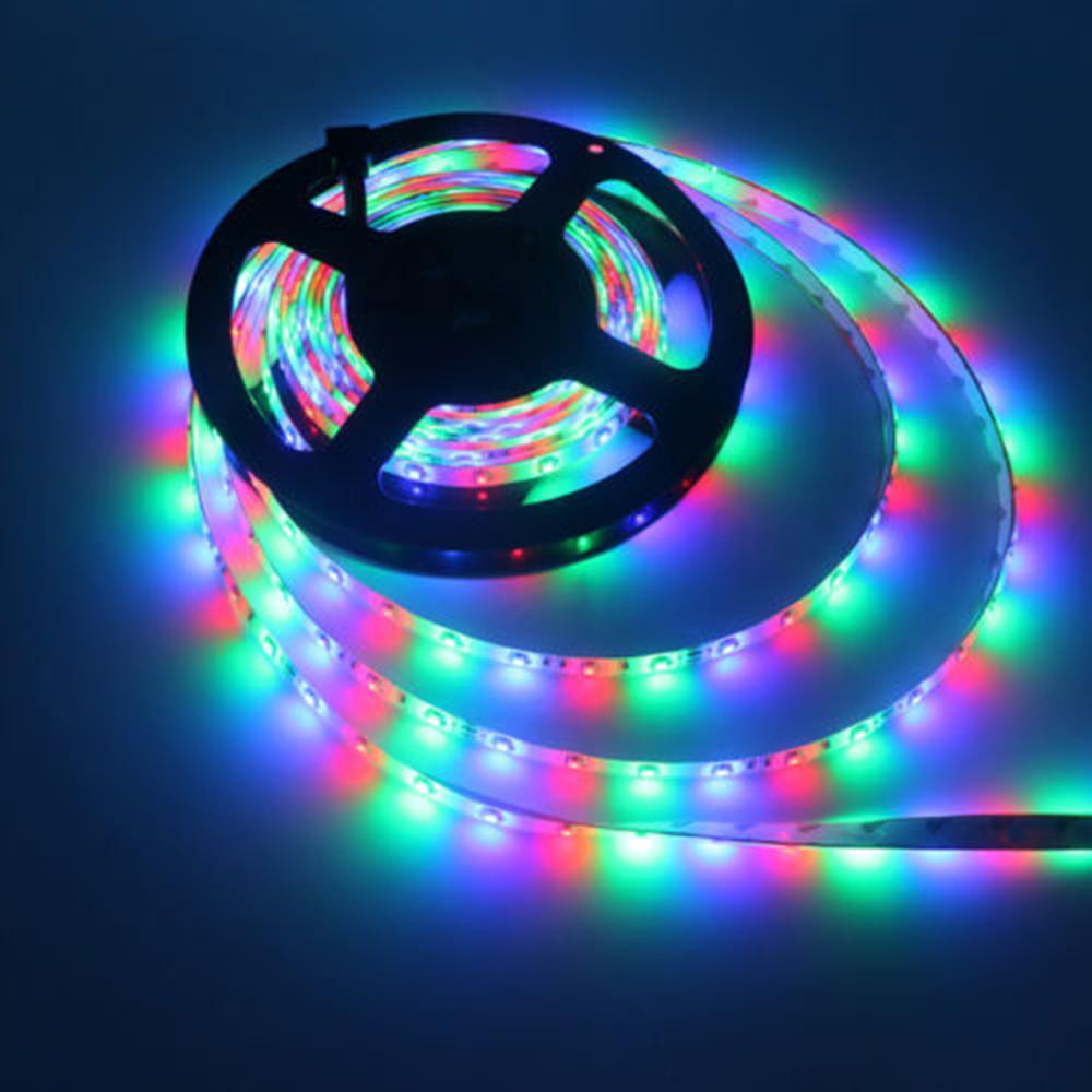 LED Strip 12V Ribbon LED Light Strips RGB Tape SMD 3528 Flexible 3M 5M 10M 20M Diode Tape with Remote Backlight for Home Party